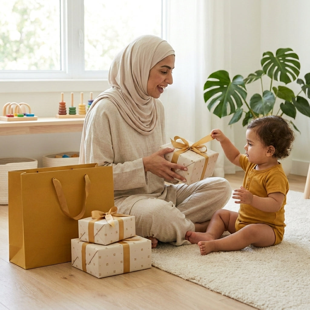مجموعة تغليف الهدايا العصرية المبهجة