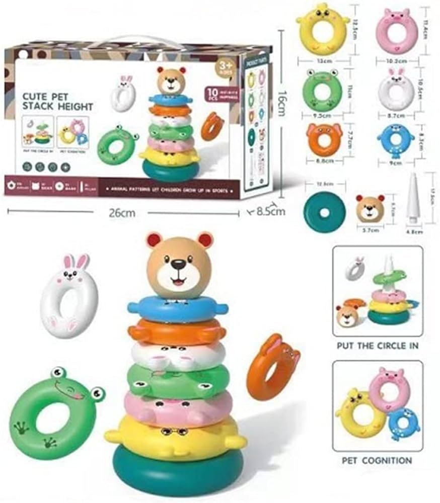 Animal Stacking Ring Tower