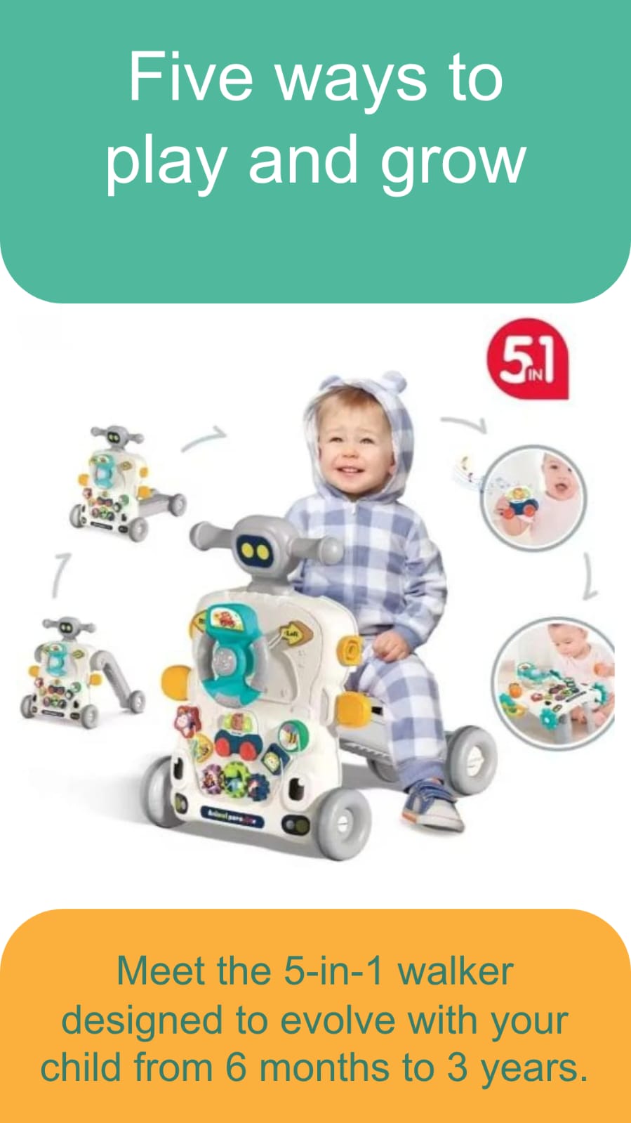 Educational Baby Walker